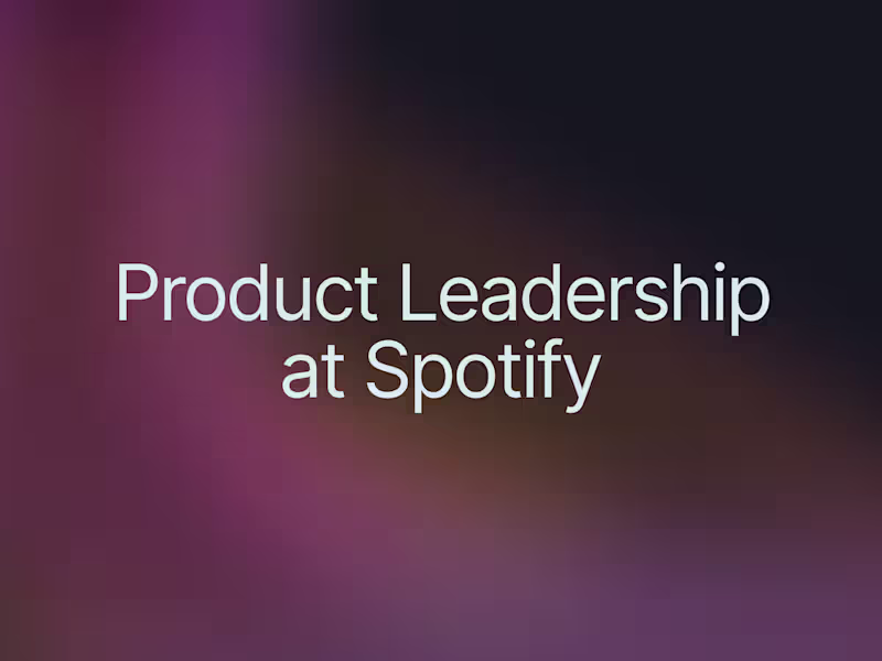 Cover image for Product Support for a B2B Sales-led Org  Acquired by Spotify