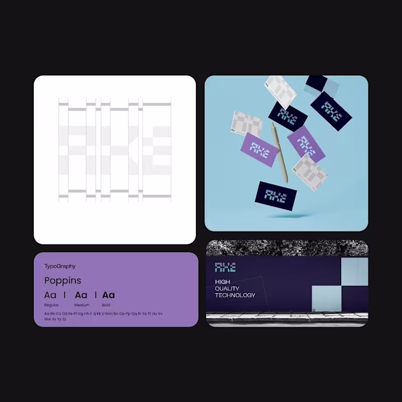 Cover image for Brand design for " AKE " Let’s work together : W-app : +972 ...