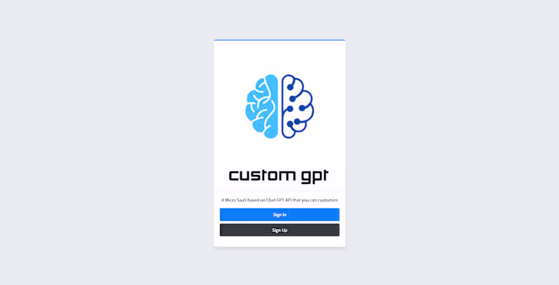 Cover image for Custom GPT - A customizable AI Workflow system