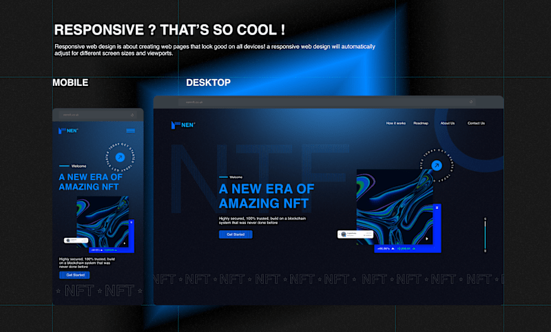 Cover image for NFT landing page design :: Behance