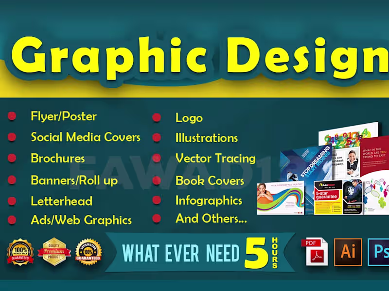 Cover image for I will be your professional graphic designer