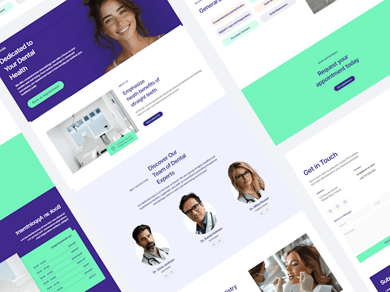 Cover image for Dental Clinic Website Design- Concept