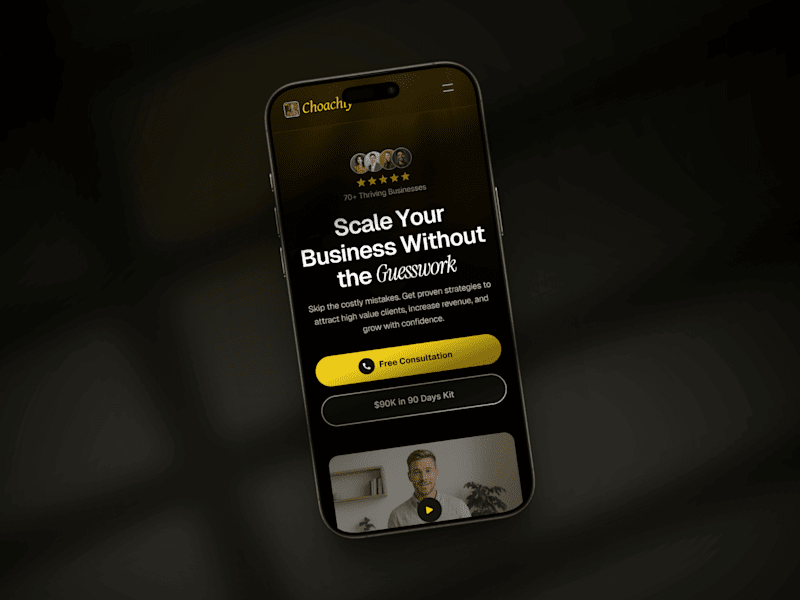 Cover image for Choachly — Coaching and Consultation Portfolio