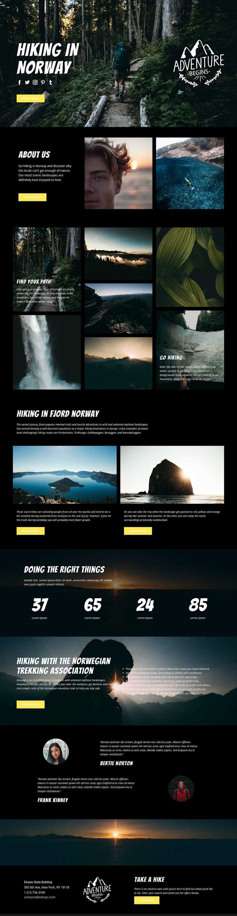 Cover image for Norway Hiking