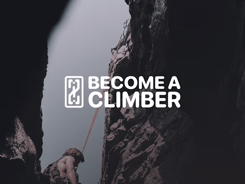 Cover image for Identité pour l'application Become a Climber