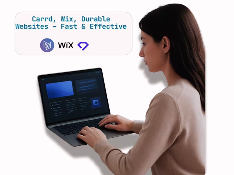 Cover image for Fast‑Launch Web (Landing en Carrd/Wix/Durable)