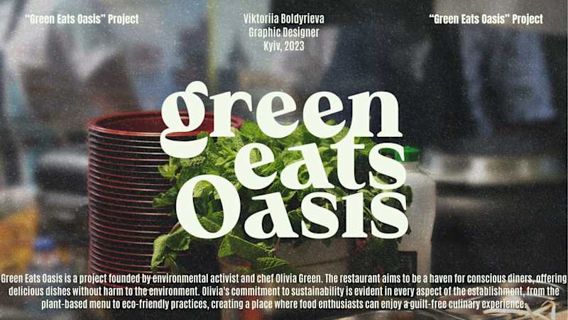 Cover image for Green Eats Oasis | Restaurant Brand | Logo | Menu