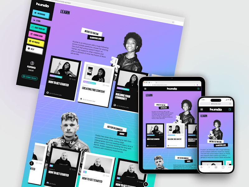 Cover image for hundo - Gen Z learning platform