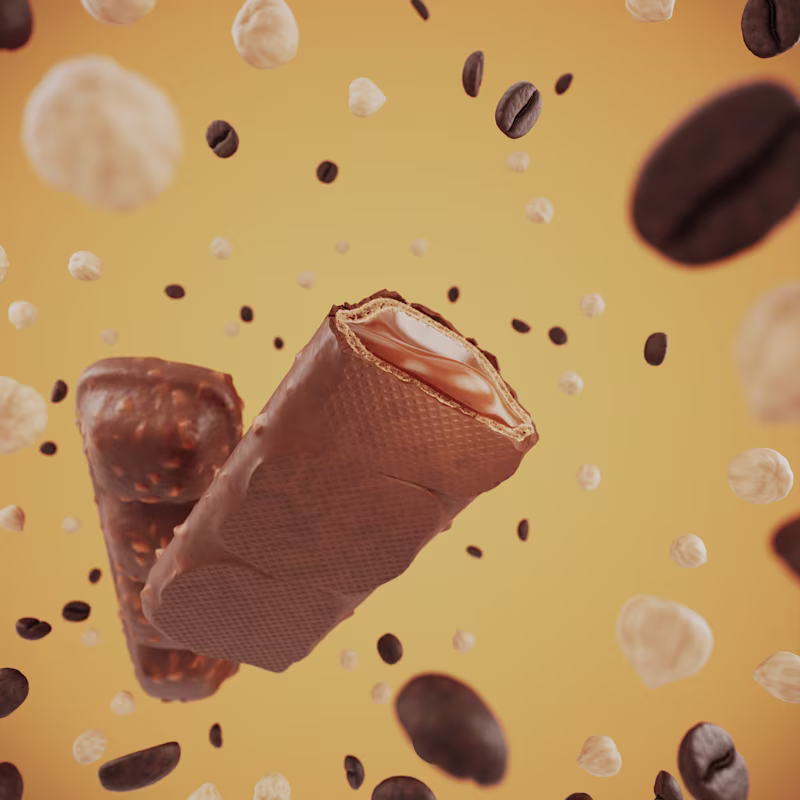 Cover image for Coffee and Hazelnuts Chocolate :: Behance