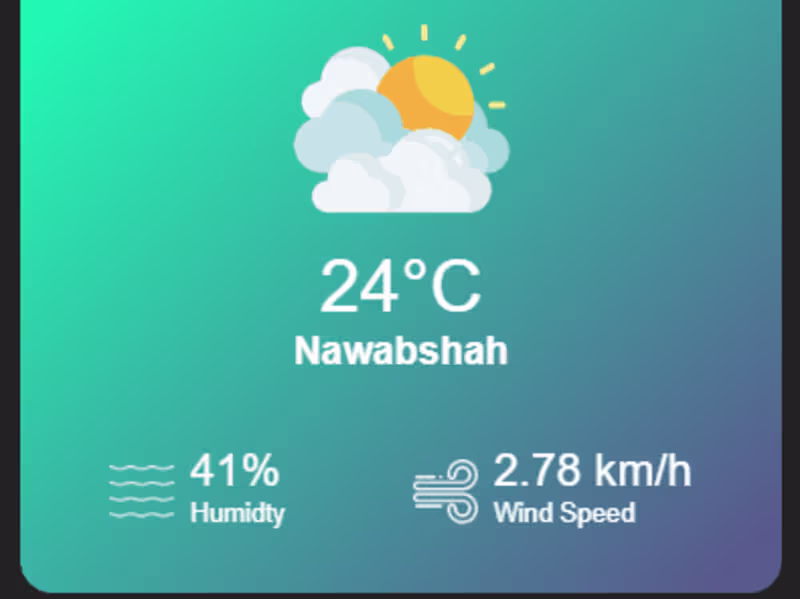 Cover image for Weather App