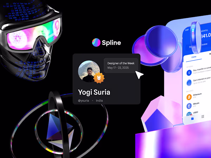 Cover image for Interactive 3D Design in Spline