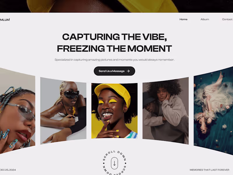 Cover image for Animated Photography Studio Website