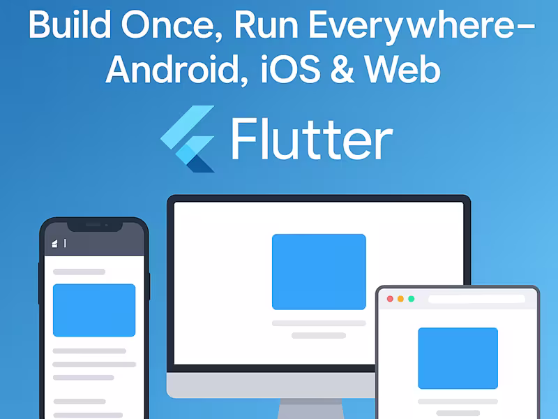 Cover image for Cross-Platform App Development with Flutter (Android, iOS, Web)