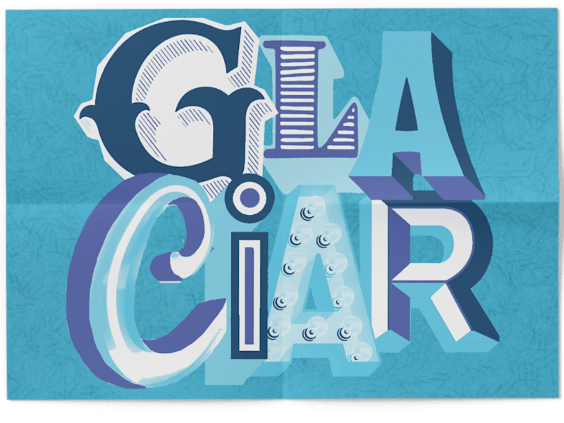 Cover image for Glaciar and the antartic breeze