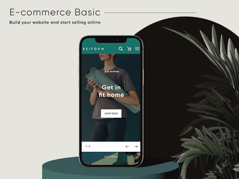 Cover image for E-commerce Basic: build your website and start selling online.