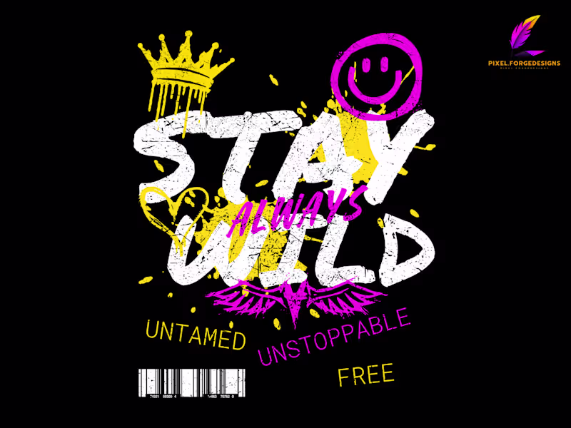 Cover image for Custom streetwear typography & graphic design for your brand