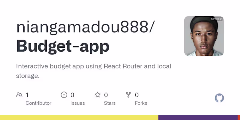 Cover image for Budget-app