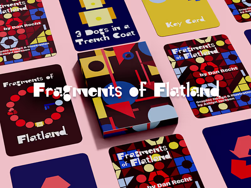 Cover image for Flatland: A Geometric Card Game Adventure