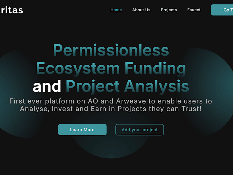 Cover image for Veritas | Permissionless Ecosystem Funding