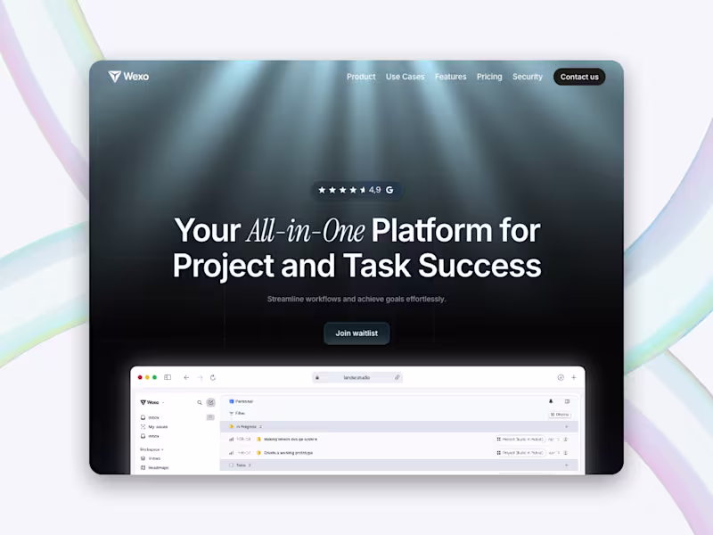 Cover image for Wexo Website Redesign for Improved User Engagement