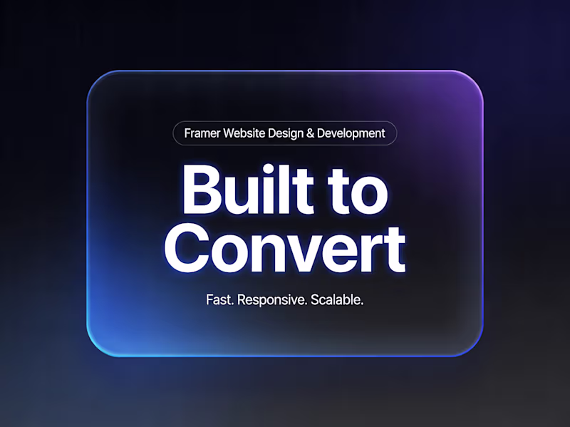 Cover image for Website Design & Development