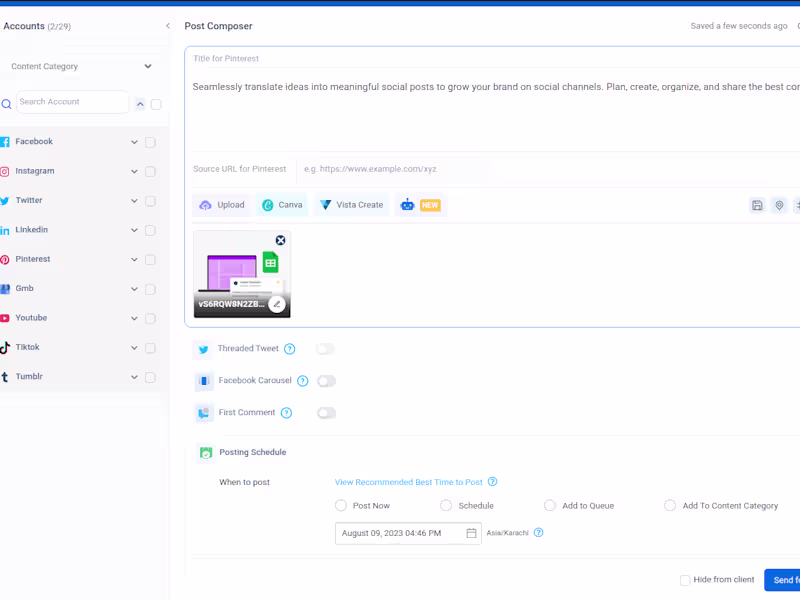 Cover image for Web App(Social Media Management)
