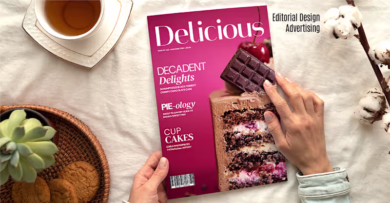 Cover image for Editorial: Delicious Magazine :: Behance