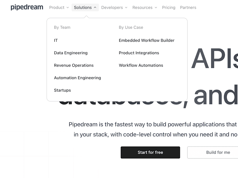 Cover image for Pipedream Site Enhancements