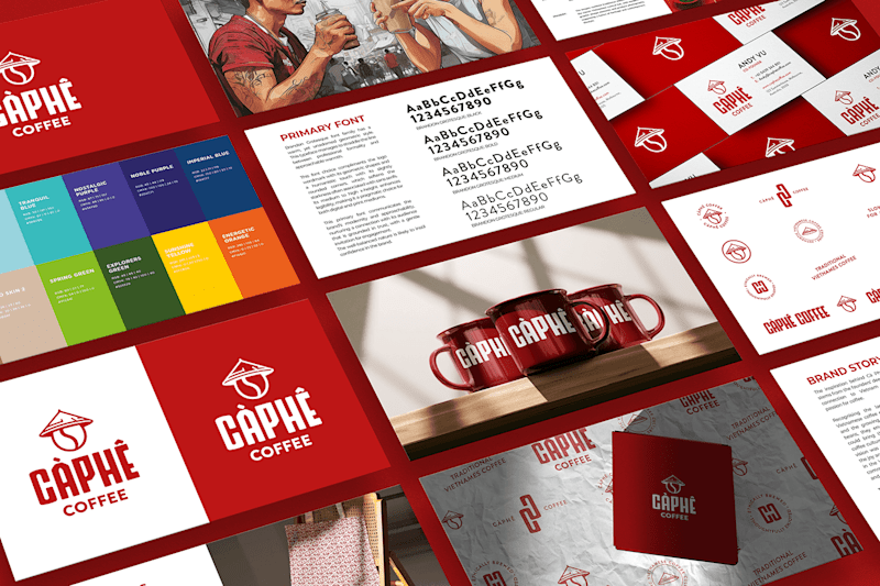 Cover image for CAPHE COFFEE BRANDING: Behance