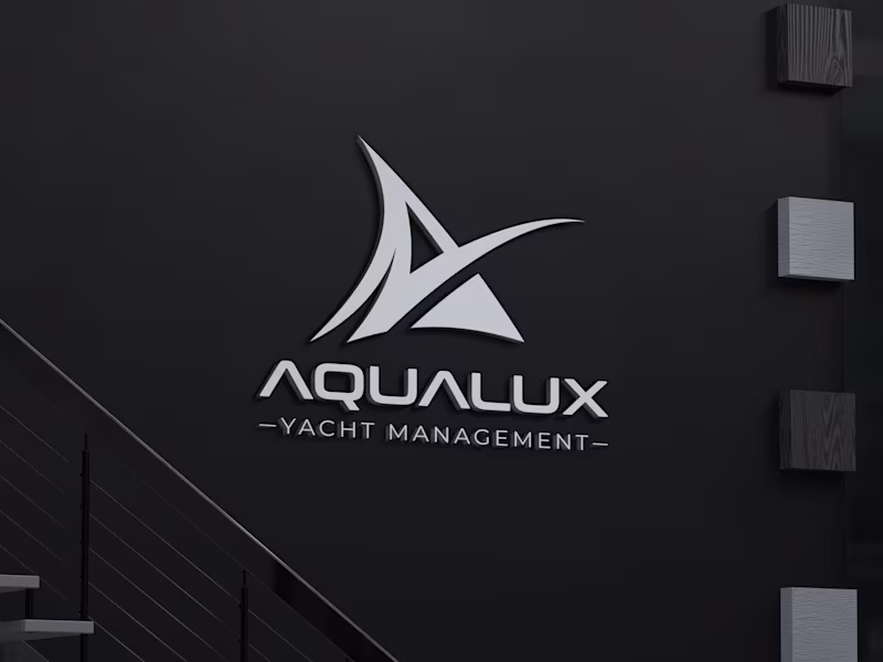 Cover image for Aqualux - Yacht Management Logo Design