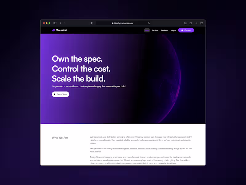 Cover image for Full Website Design & Build (Figma → Framer)