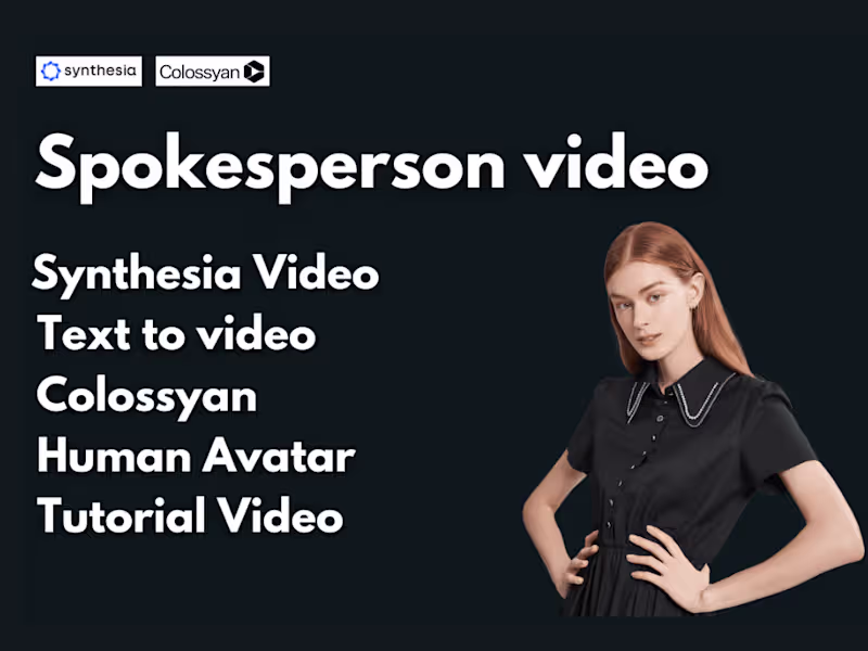 Cover image for create and edit your synthesia colossyan ai videos invideo