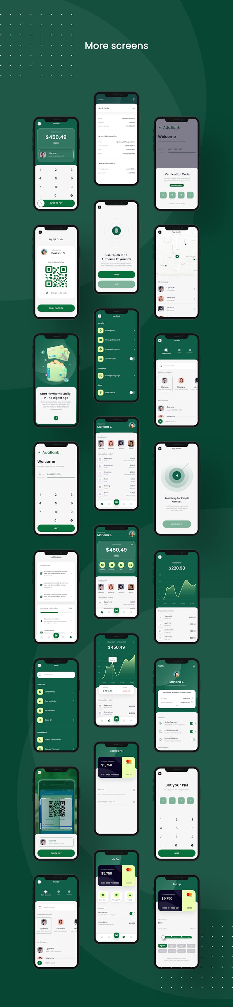 Cover image for Adabank - M-Bangking Mobile Apps :: Behance