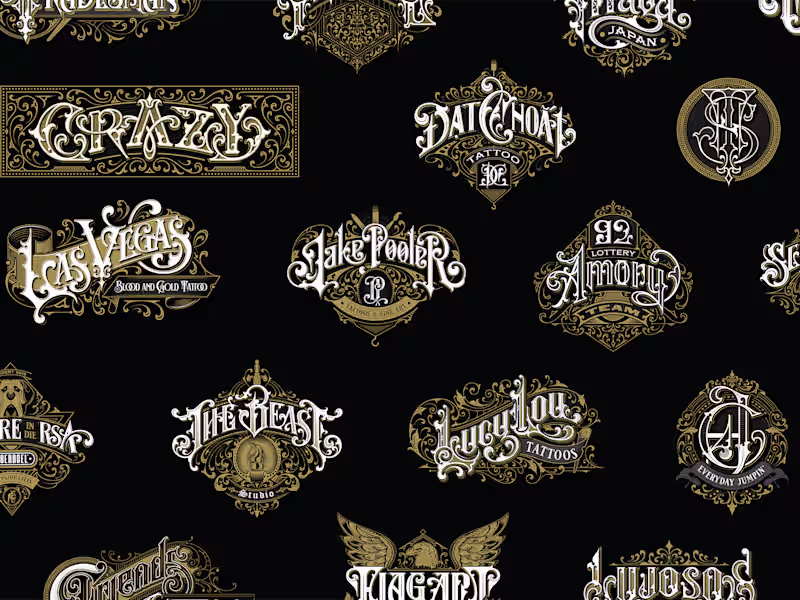 Cover image for CUSTOM VINTAGE LETTERING/LOGOTYPE
