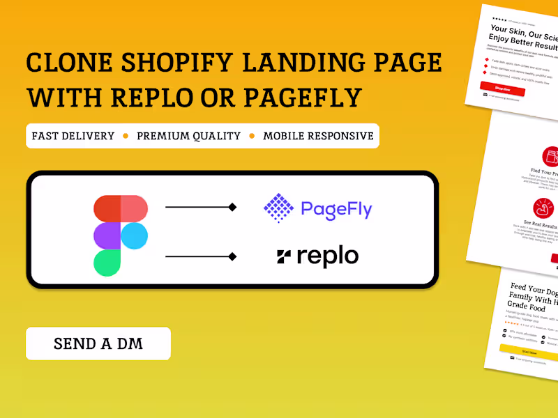 Cover image for Convert Figma Laanding Page To Replo