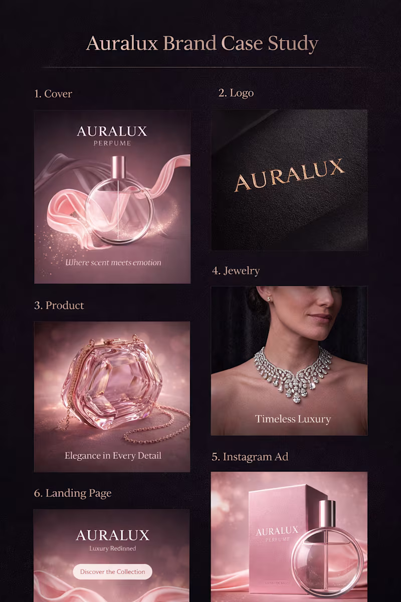 Cover image for Auralux — Luxury Brand Identity