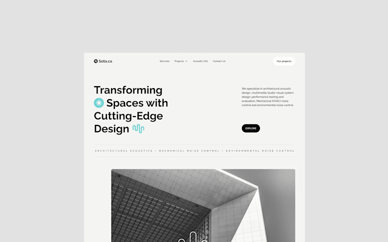 Cover image for Sota.ca — Responsive Website