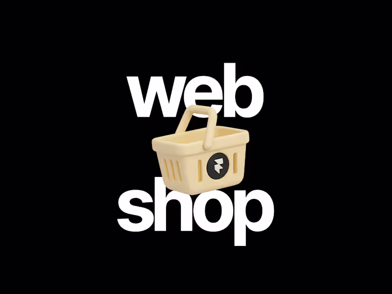 Cover image for Framer E-commerce Build