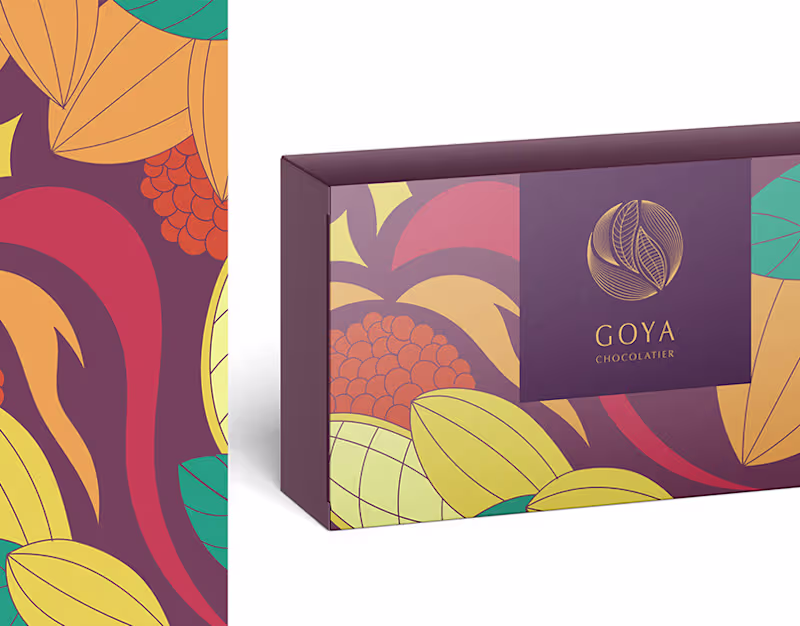 Cover image for Goya Chocolatier Brand Design :: Behance