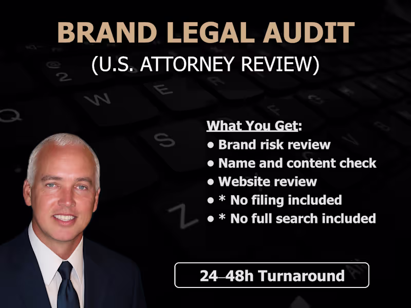 Cover image for Brand Legal Audit by US Attorney