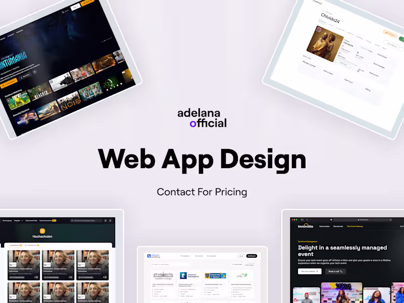 Cover image for Web App Design