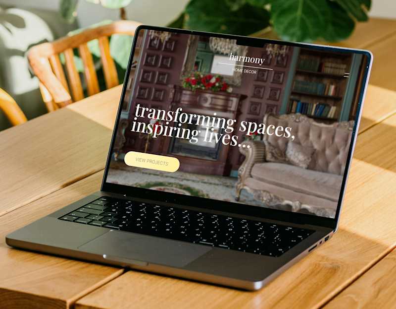 Cover image for Harmony - Interior Decoration Agency Website
