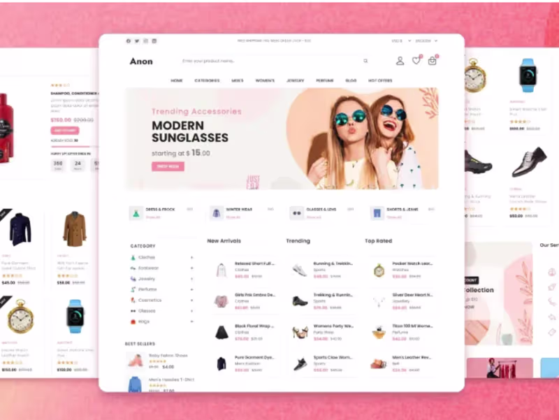 Cover image for Industry-leading E-Commerce websites