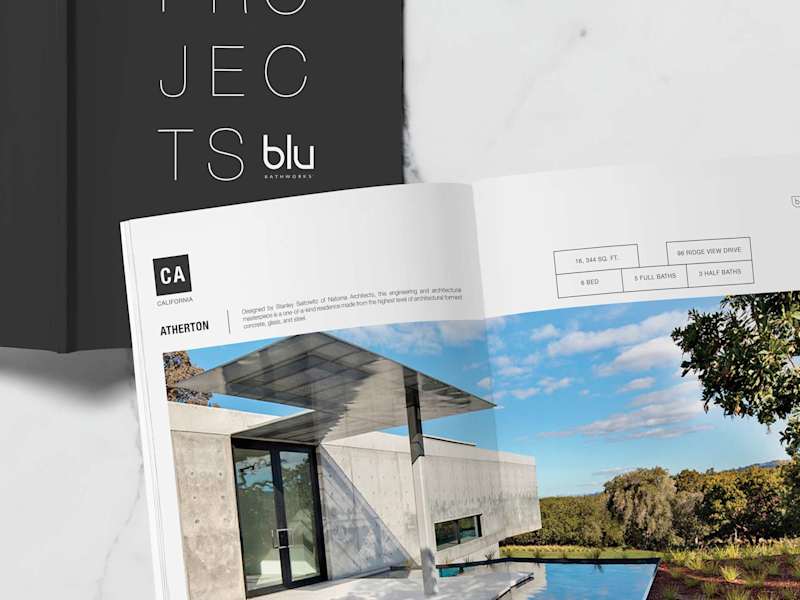 Cover image for blu bathworks - print design, packaging, photoshop, 3d models.
