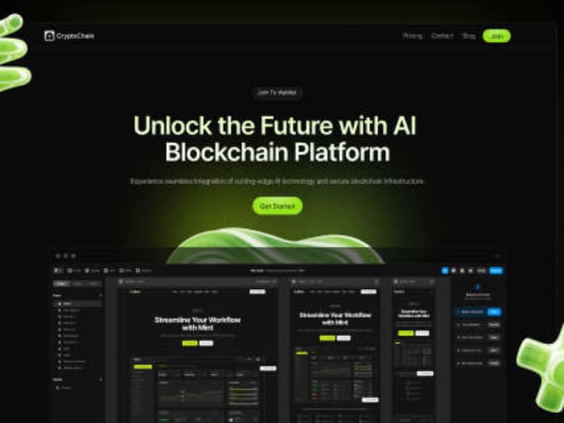 Cover image for Cryptochain – Framer Web Design for Crypto & Blockchain Startup