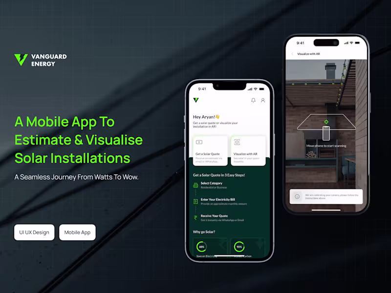 Cover image for Vanguard Mobile App UI UX Design