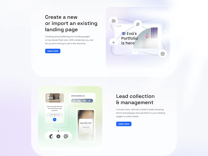 Cover image for No-code tool - Landing Page