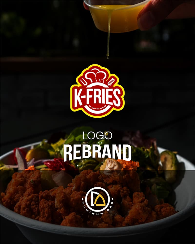 Cover image for K-Fries Logo Rebrand :: Behance