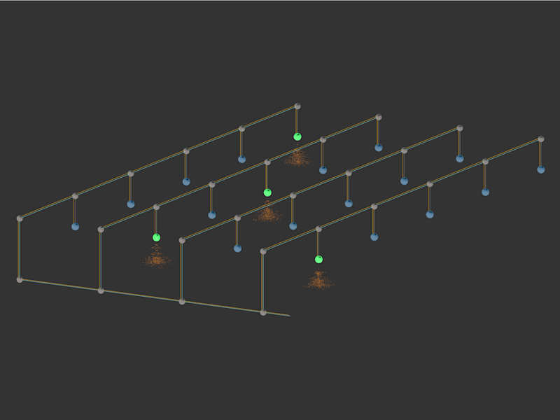Cover image for Waterflow animation through pipes using react and three.js