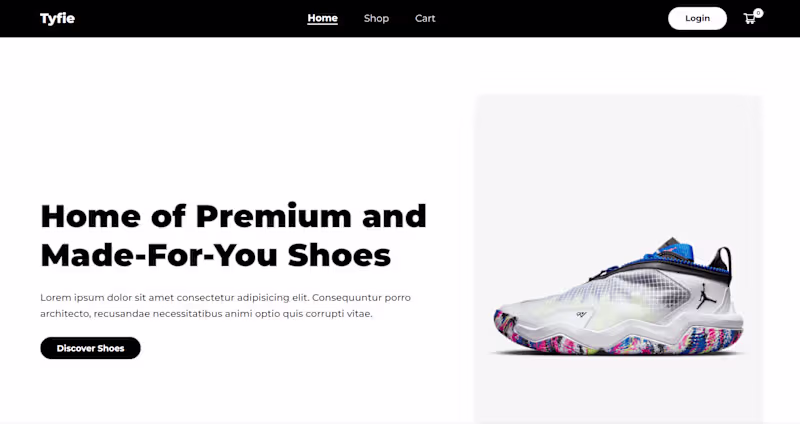 Cover image for Tyfie - eCommerce Web App